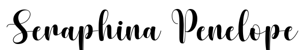 Seraphina Penelope Font Image
