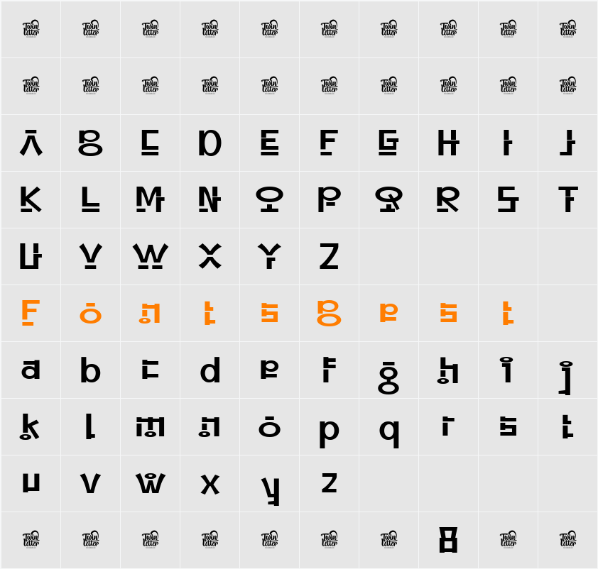 UTONAF Trial Character Map
