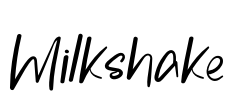 Milkshake Font Image
