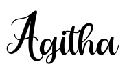 Agitha Font Image