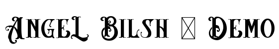 AngeL Bilsh - Demo Font Image