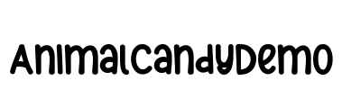 AnimalCandyDemo Font Image