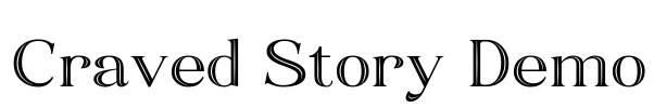Craved Story Demo Font Image