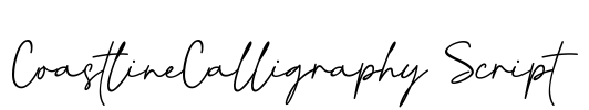 CoastlineCalligraphy Script