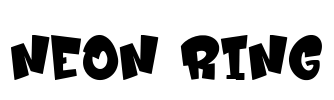 Neon Ring Font Image
