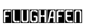 Flughafen Font Image