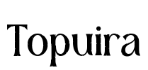 Topuira Font Image
