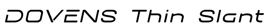 DOVENS Thin Slant