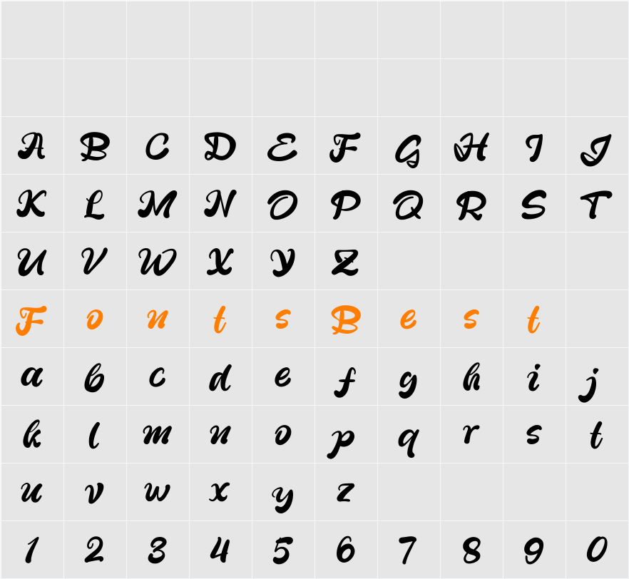 Quickless Character Map
