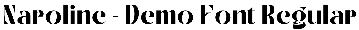 Naroline - Demo Font Regular Font Image