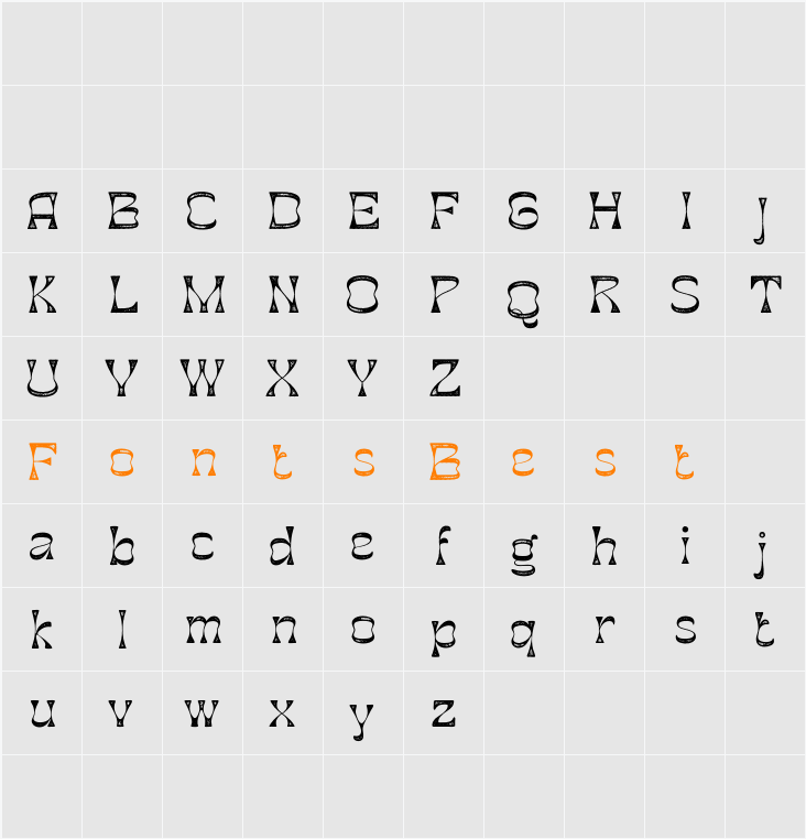 Caplosy Stamp Demo Character Map