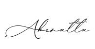 Aberatta Font Image