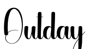Outday Font Image