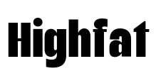 Highfat Font Image