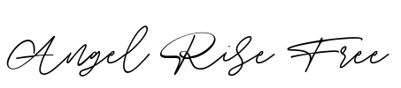 Angel Rise Free Font Image