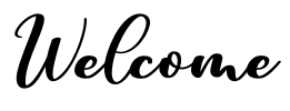 Welcome Font Image