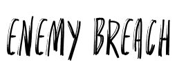 Enemy Breach Font Image