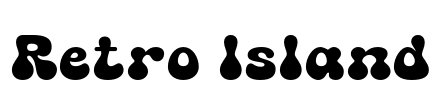 Retro Island Font Image