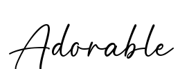 Adorable Font Image