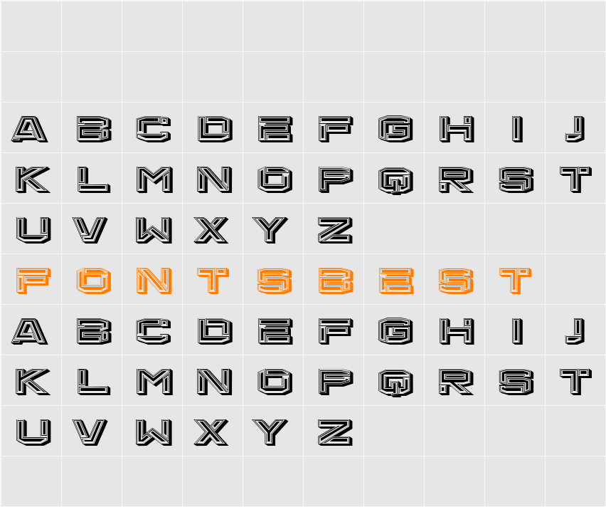 Perdite Character Map