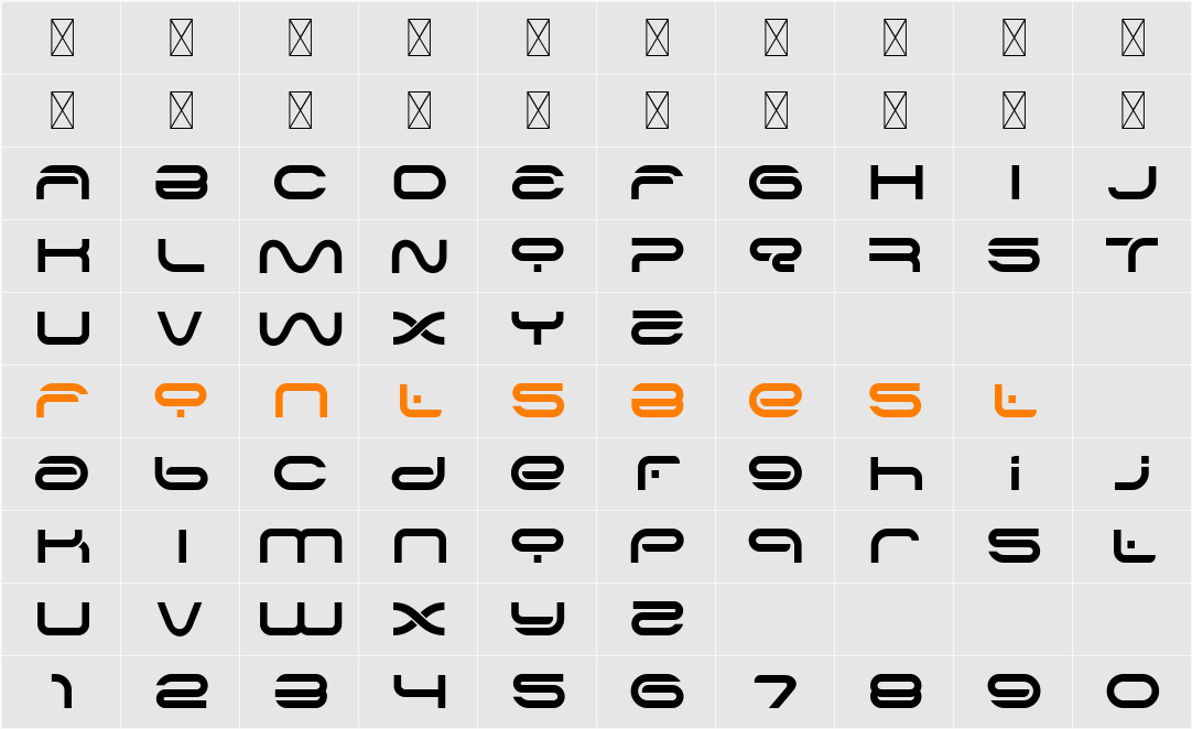 Alone Character Map