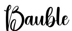 Bauble Font Image