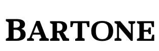 Bartone Font Image