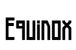 Equinox Font Image