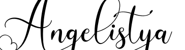 Angelistya Font Image