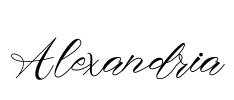 Alexandria Font Image