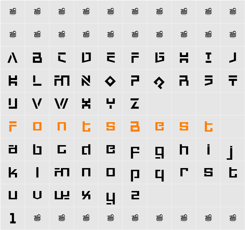 DEGUNFA Trial Character Map