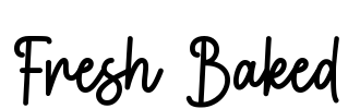 Fresh Baked Font Image