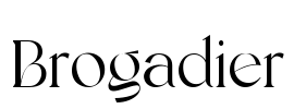 Brogadier Font Image