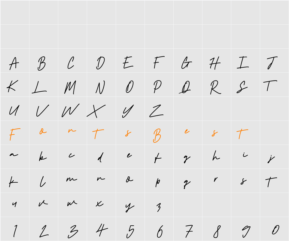 Aintonio Character Map