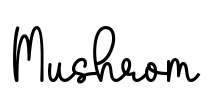 Mushrom Font Image