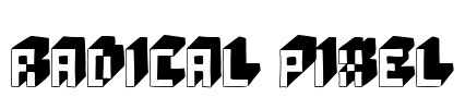Radical Pixel Font Image