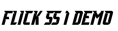 Flick SS 1 Demo Font Image