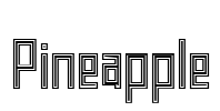 Pineapple Font Image