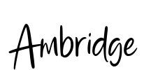 Ambridge Font Image