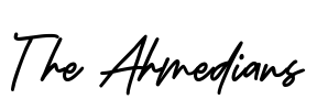 The Ahmedians Font Image
