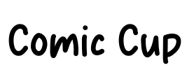 Comic Cup Font Image