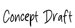 Concept Draft Font Image