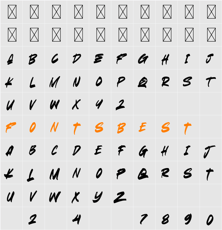 Agression Character Map