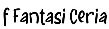 f Fantasi Ceria Font Image