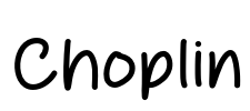 Choplin Font Image