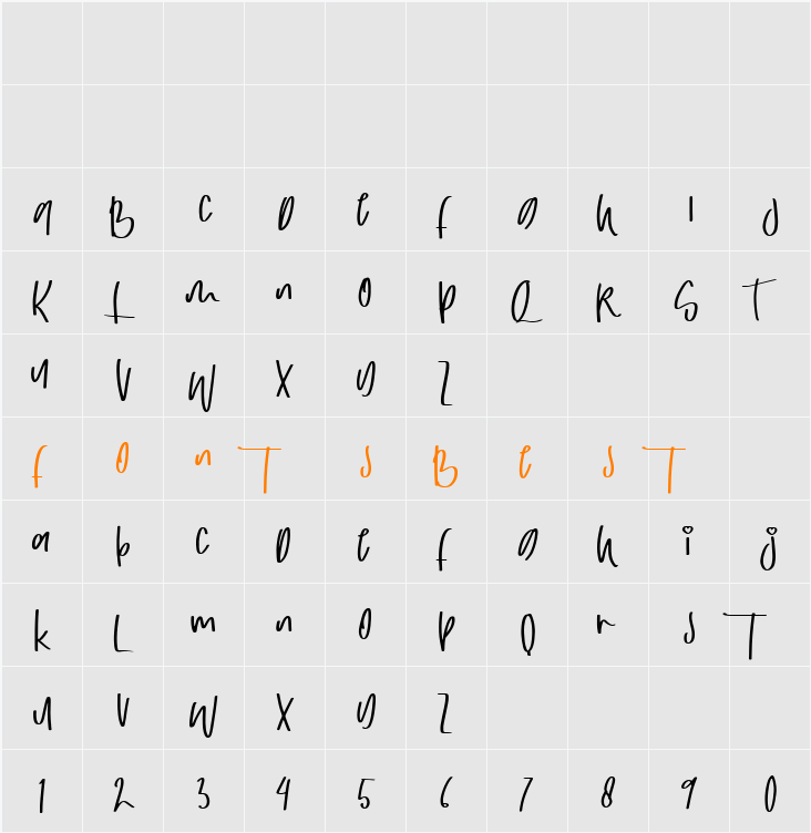 aliquip Character Map