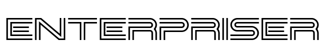 Enterpriser Font Image