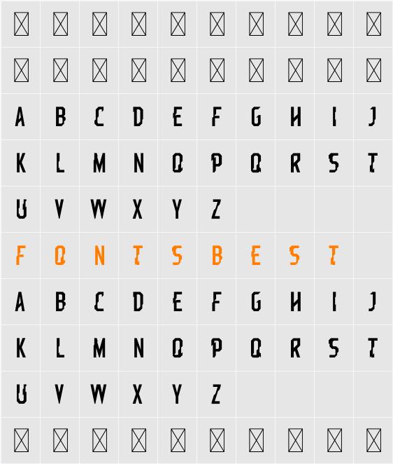 SD Asteroid B-612 Character Map