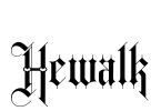 Hewalk Font Image