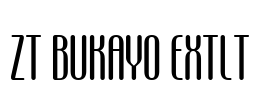 ZT Bukayo ExtLt Font Image